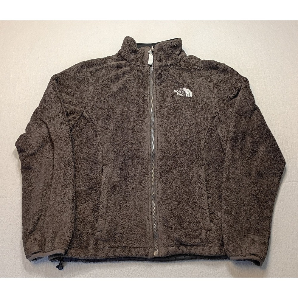 The North Face Osito Teddy Bear Full Zip‎ Jacket Brown Fleece Women's Size S/P